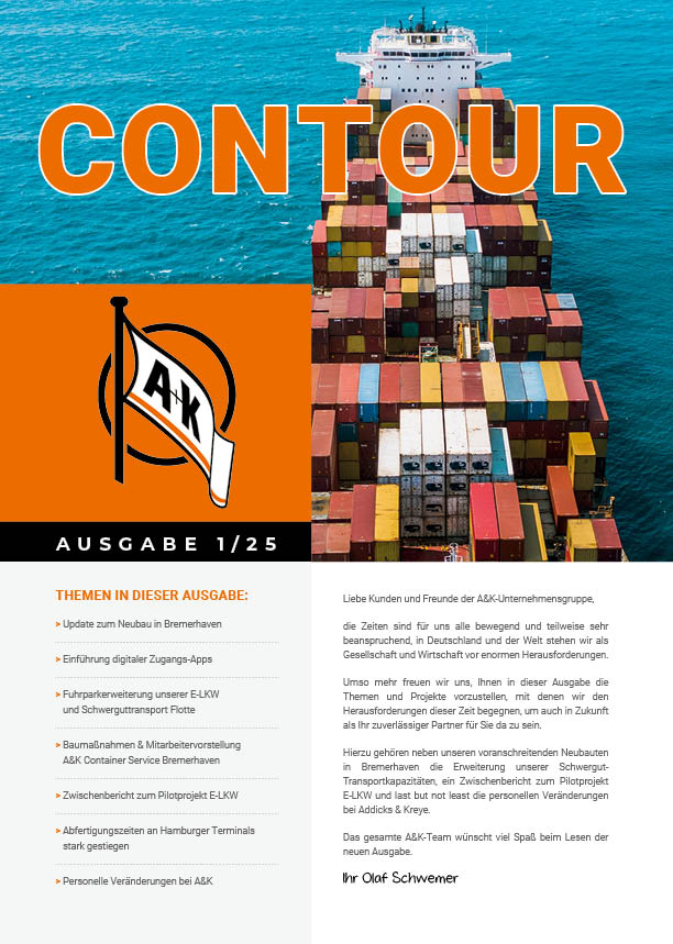 Deckblatt der Contour 1/25.